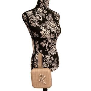 Vintage Seashell Crossbody Purse Beach Bag Coastal Travel Vacation